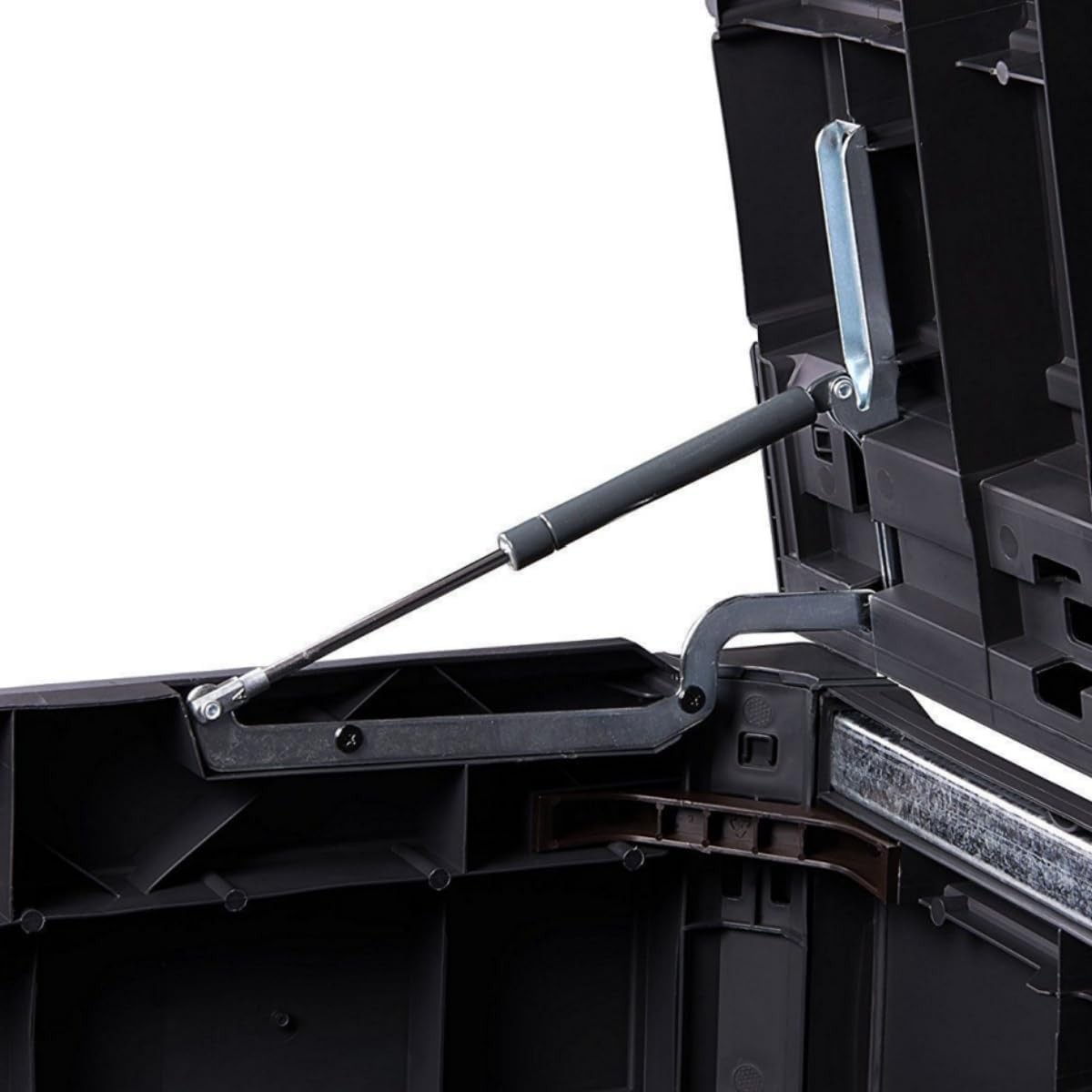 2PCS Lid Support Hinge For Keter Deck Box Storage Cabinet Screws Included UK — image 2