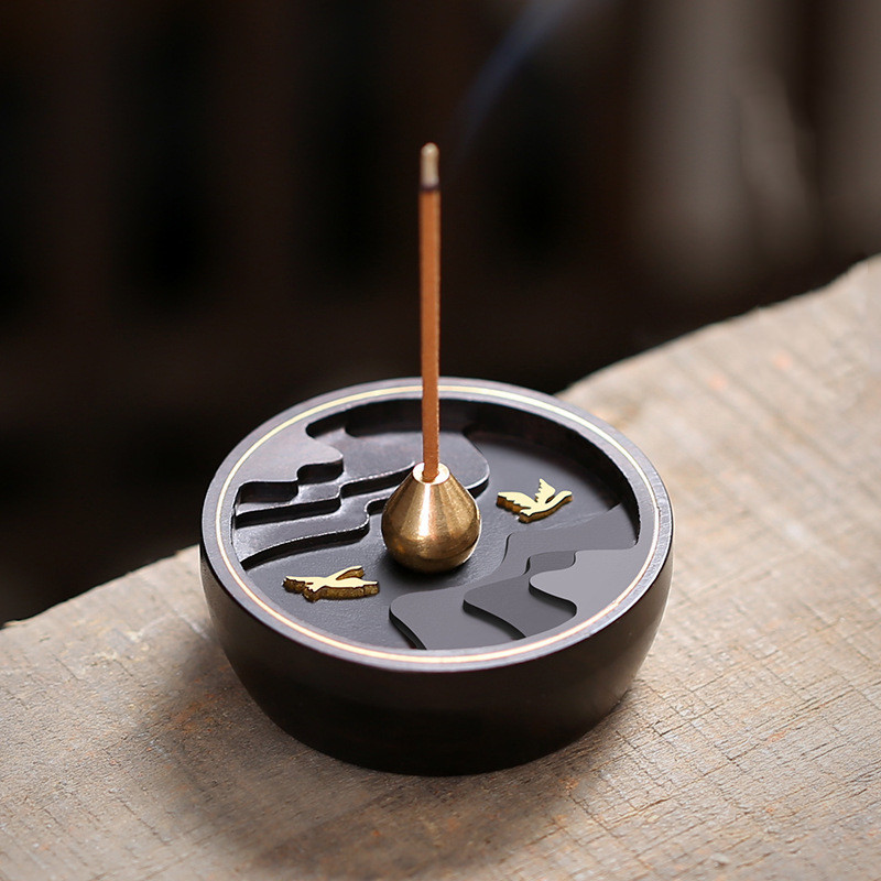 Household Indoor Ebony Thread Incense Burner
