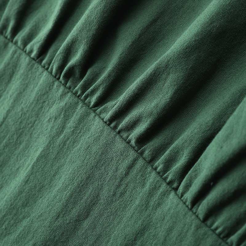 Women's Ruffle Collar Solid Color Dress