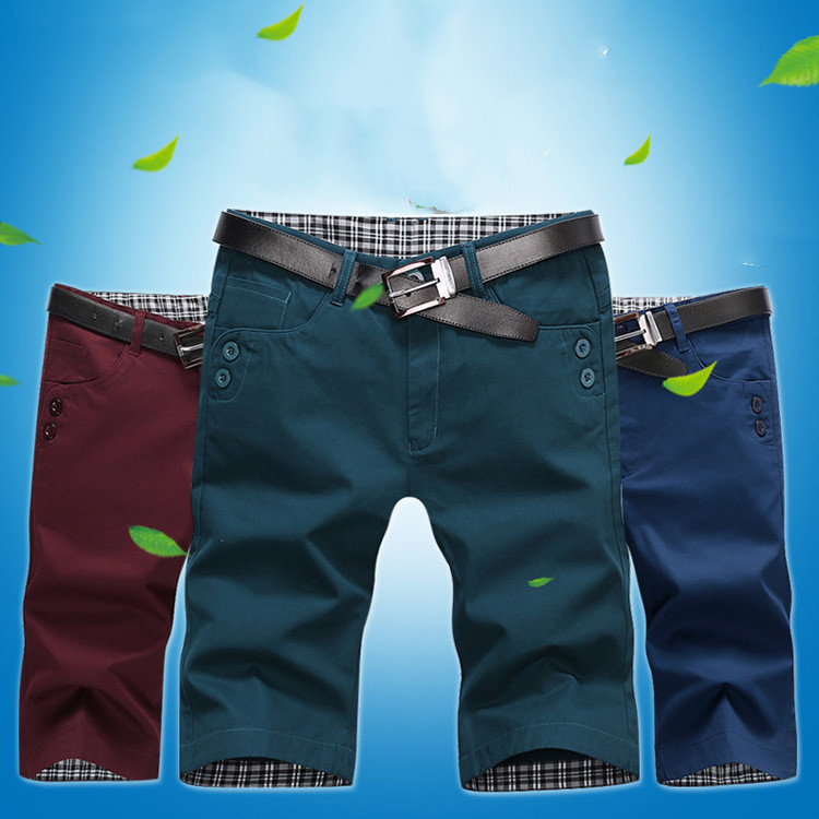 Men's Fashion Casual Slim Fit Straight Shorts
