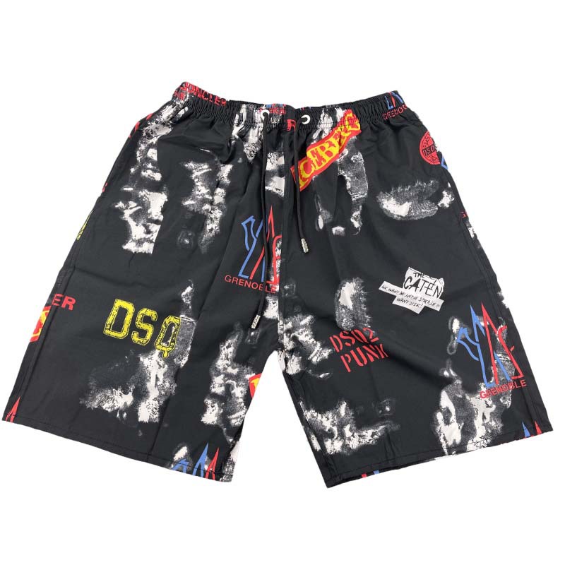 Title 11, Printed Board Shorts Drawstring Casual Pants Su...