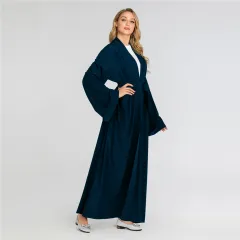 Robe Popular Clean Colour Cardigan - Green - View 1