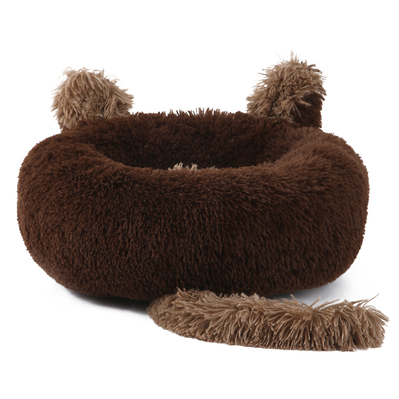 Title 11, Kaninchen Haustier Nest Hundebett im Winter. Ku...