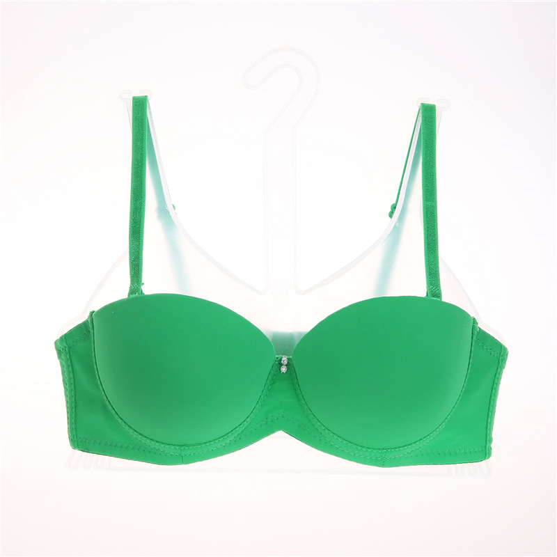 Title 2, Thick Cup Gathering Half Cup Glossy Girls Bra