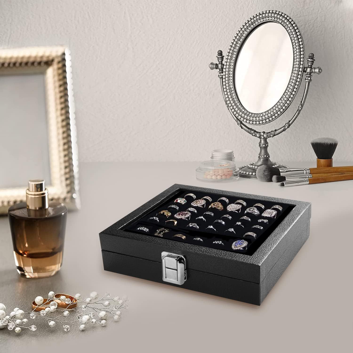 New Jewelry Ring Storage Box