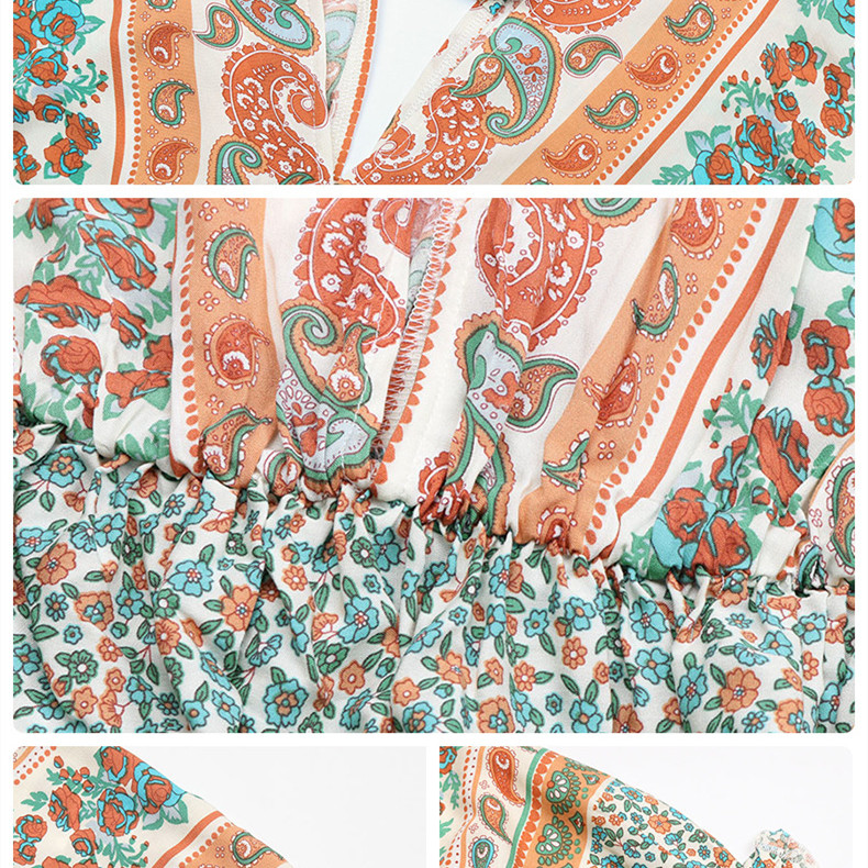 Boho High Waist Dress