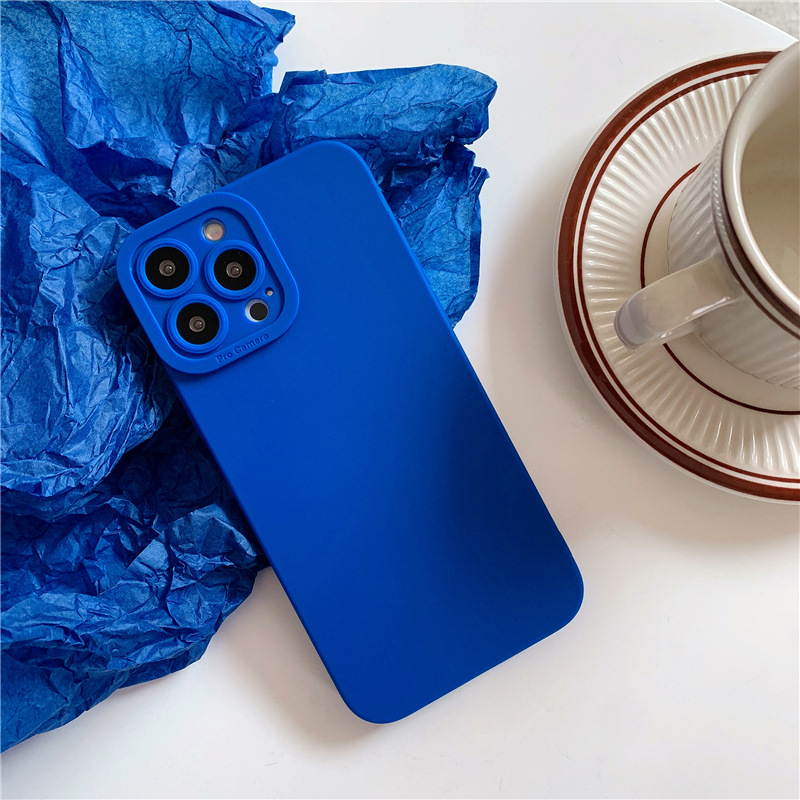 Pupil Eye Silicone Soft Phone Case – Blue – iPhone 12 mini