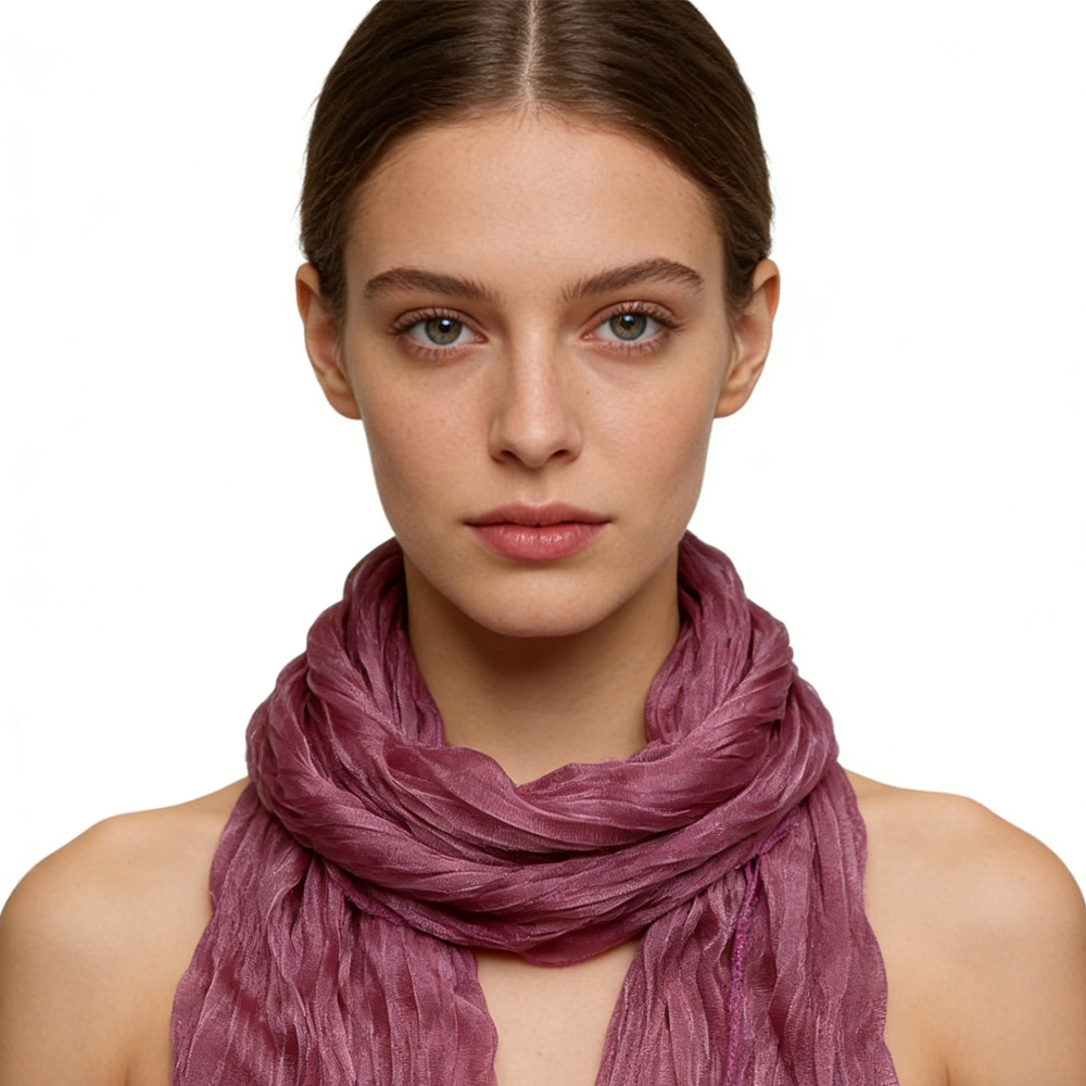 2pcs Minimalist Layering Scarf,Ultra Skinny Width Office Appropriate Subtlety For Women Men - Jewelry & Watches