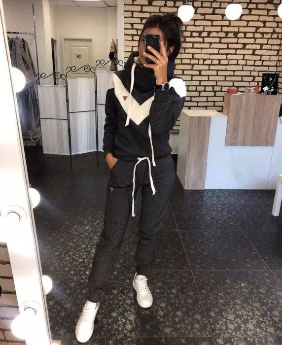 Sportswear Fleece Women Sports Leisure Cover