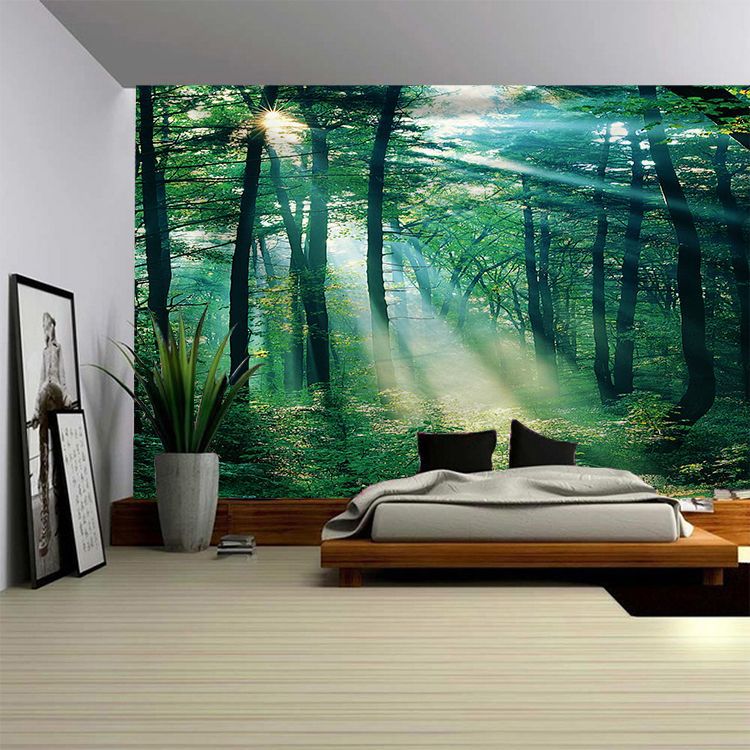 Rectangular Plush Wall Tapestry, picture 2 of 12