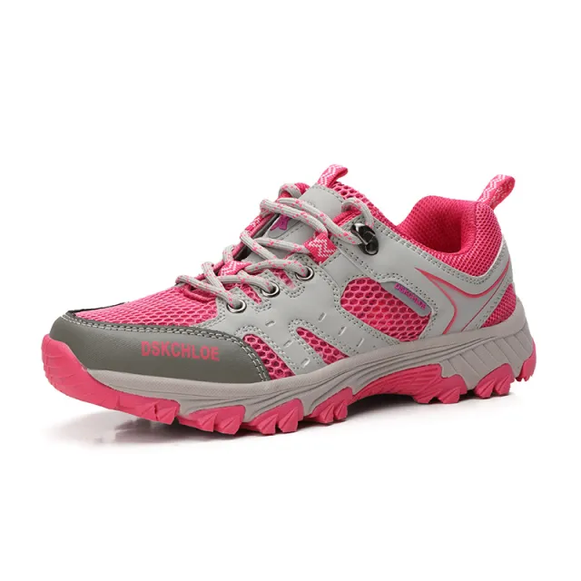 Ladies Lightweight Outdoor Casual Sneakers Red - Shop at LoveMi