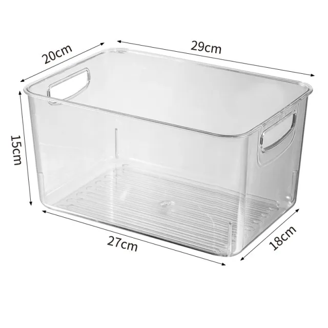 Room Transparent Refrigerator Storage Box Drawer Type Fresh keeping Dumpling Box Food grade Multi function A15 - Shop at LoveMi
