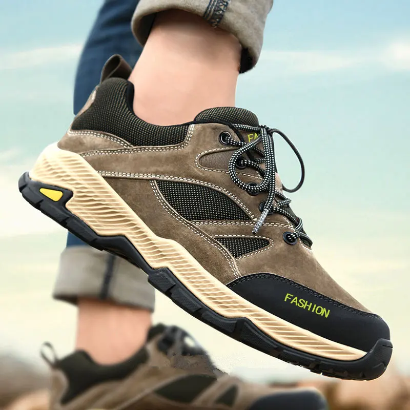 Lace-up Sneakers for Men Casual Breathable Outdoor Hiking Running