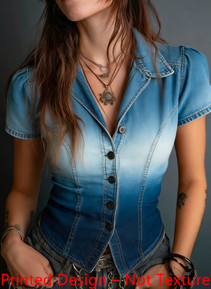 Retro Waist Cinched Sports Shirt With Collar And Short Sleeves