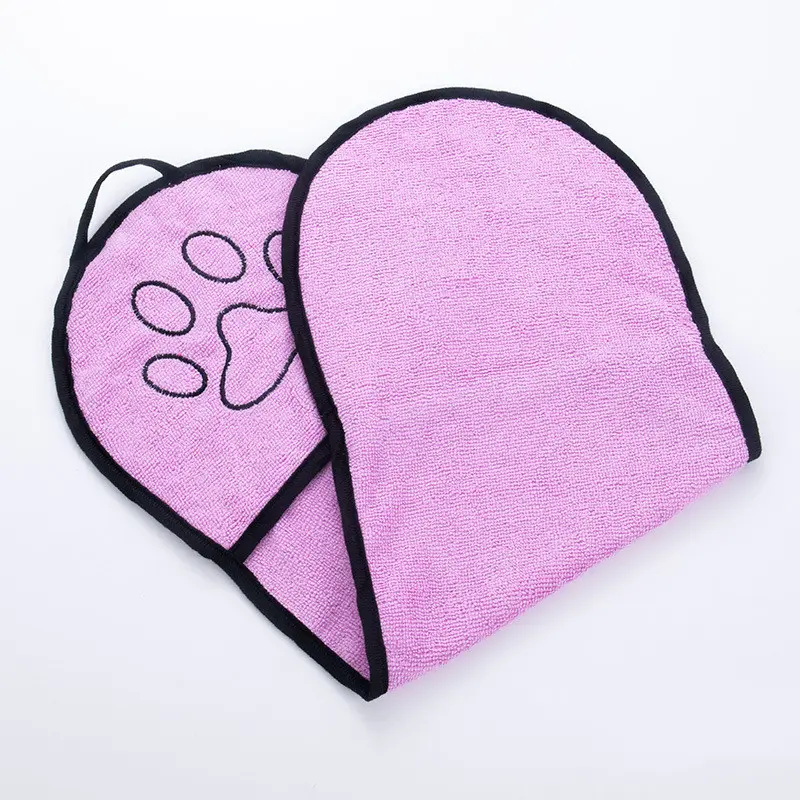 Solid Color Water Towel Dog Cat Pet
