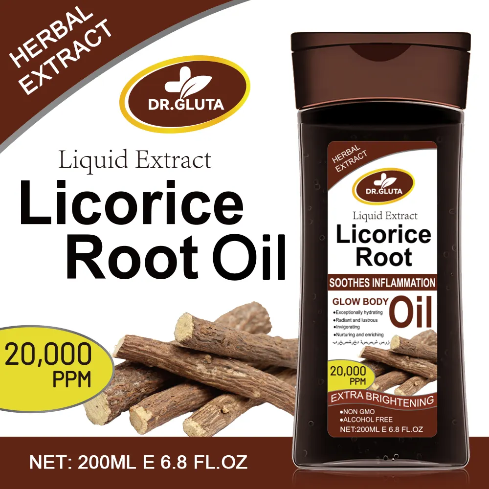 Licorice Root Oil Herbal Extract Liquid Whitening