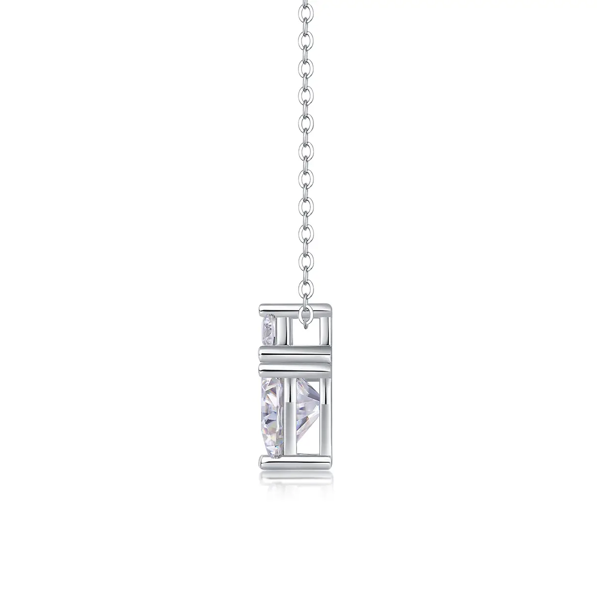1Ripple Fantasy - A Fashionable And Luxurious Diamond Jewelry Pendant Set With Moissanite S925 Sterling Silver And Platinum Plating Prohibit Tk Sales