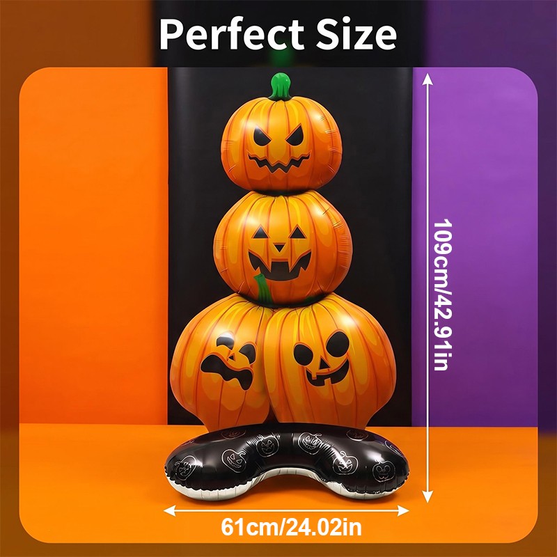 Halloween Inflatable Pumpkin Decoration Suitable For Indoor & Outdoor Decor — image 10