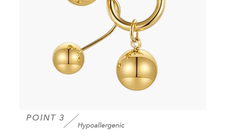 Design Splicing Chain Color Steel Ball Pendant Ins Style Vintage Necklace