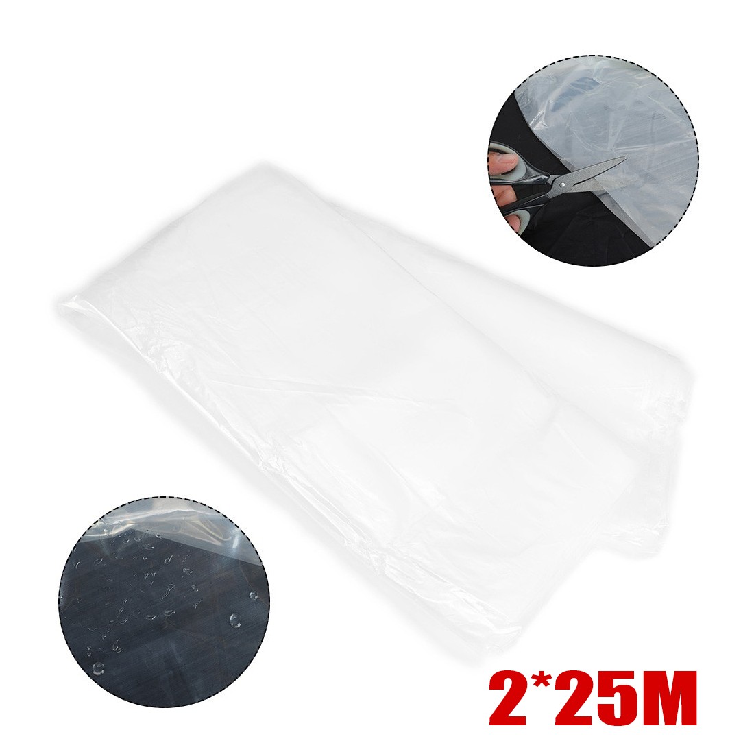 2M 25M Wide Extra Heavy Duty Garden Weed Control Fabric Ground Cover Membrane UK