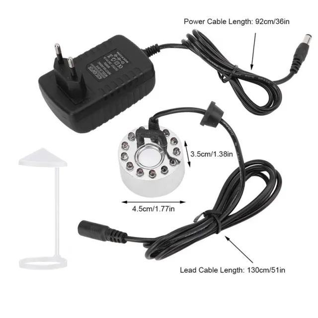 Halloween Christmas Atmosphere Lighting Decoration Supplies 12LED Silver Alloy door Sensor Fish Tank Atomizer 16mm British Plug Atomizer Humidifi... W12634285 - Shop at LoveMi
