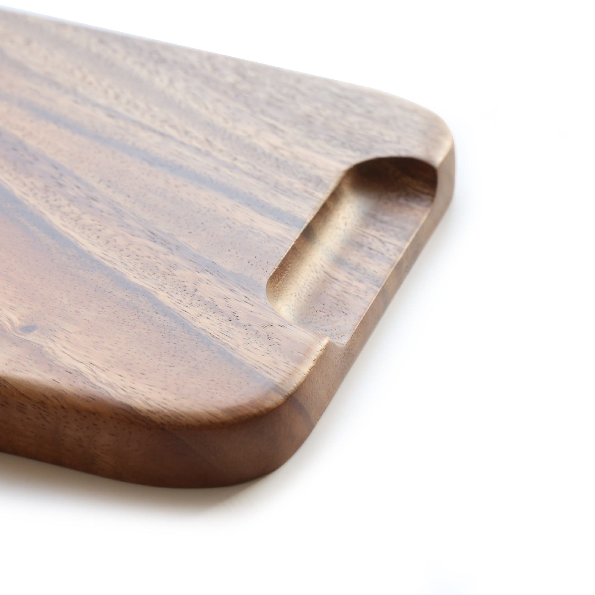 Title 10, Acacia rectangular wooden serving plate Enhance...