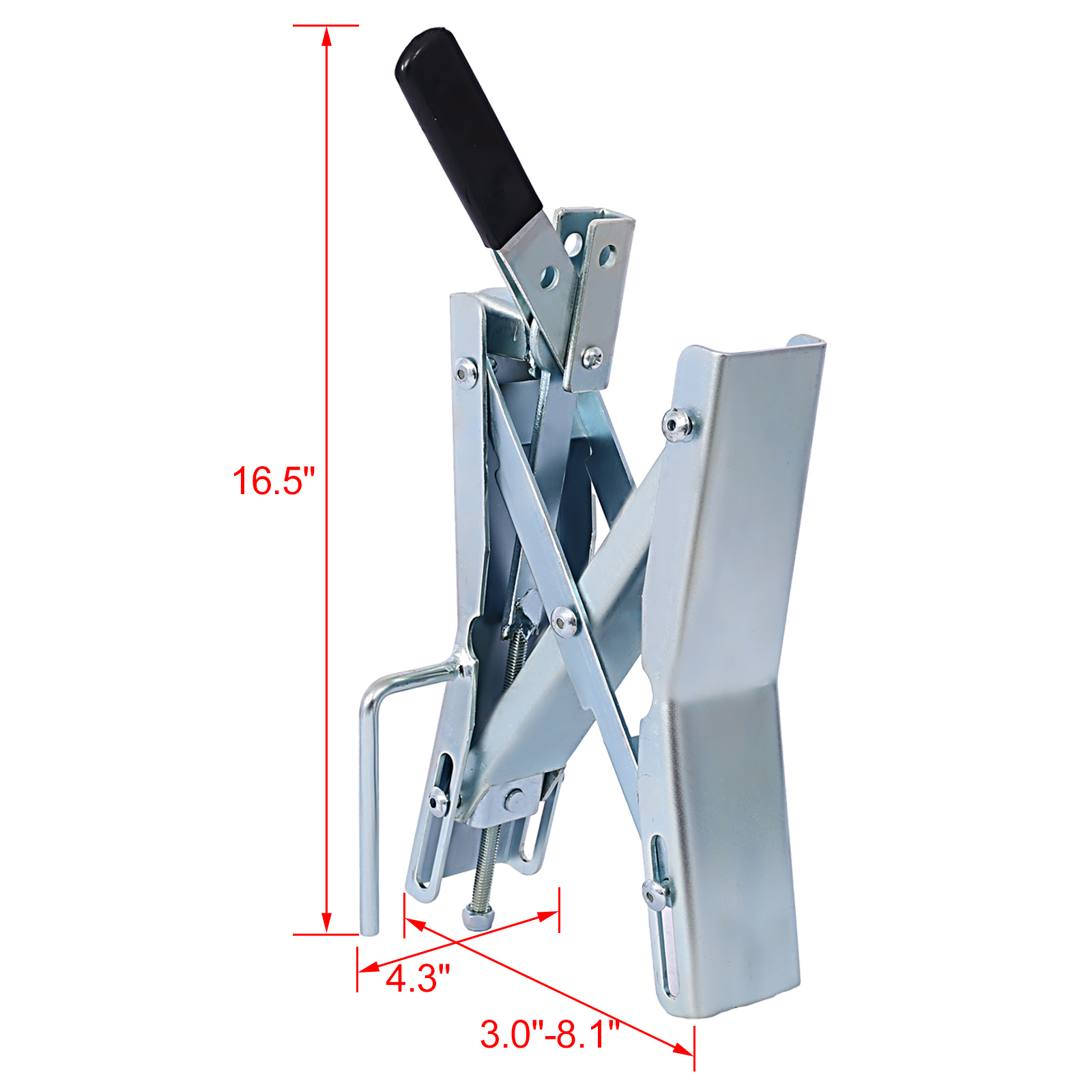 Quick Lock Wheel Chocks, Universal Quick Lock Tire Chocks For Dual Axle Vehicles, Pair Of — foto 9