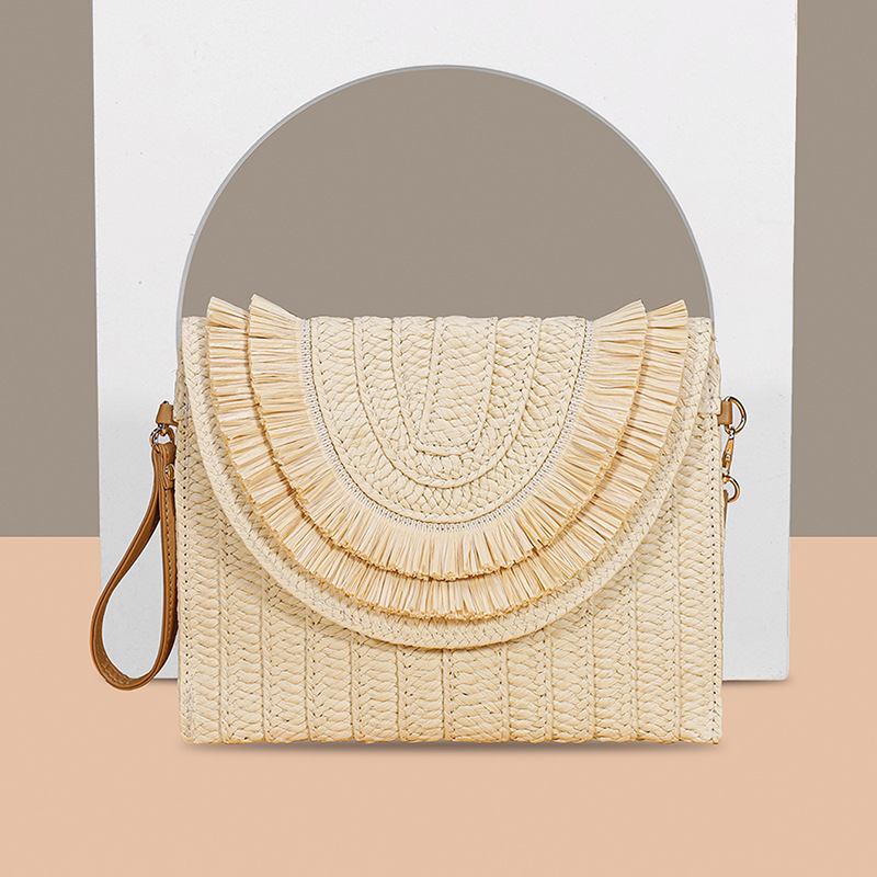 Beige tassel