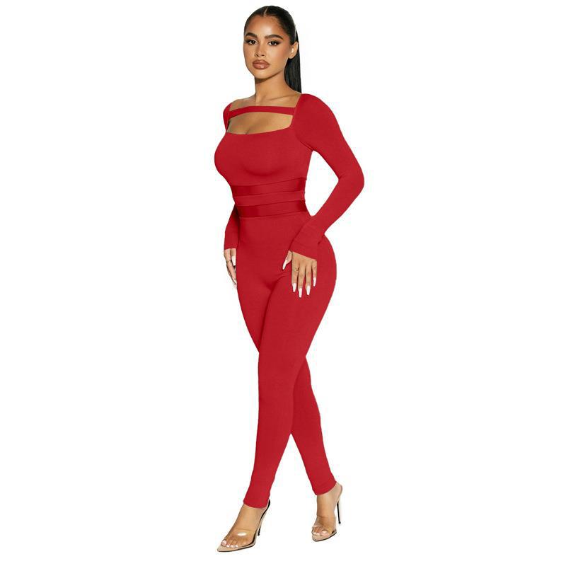 Yarn Splicing Slim Quick-drying One-piece Clothes