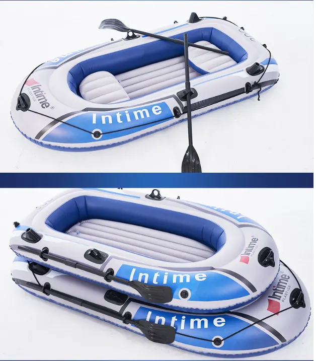 Outdoor water sports two inflatable kayak, raft
