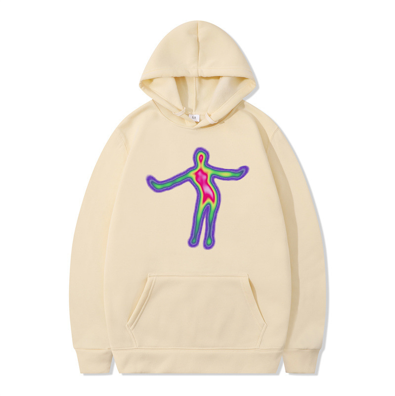 Men's And Women's Cartoon Printed Casual Tops