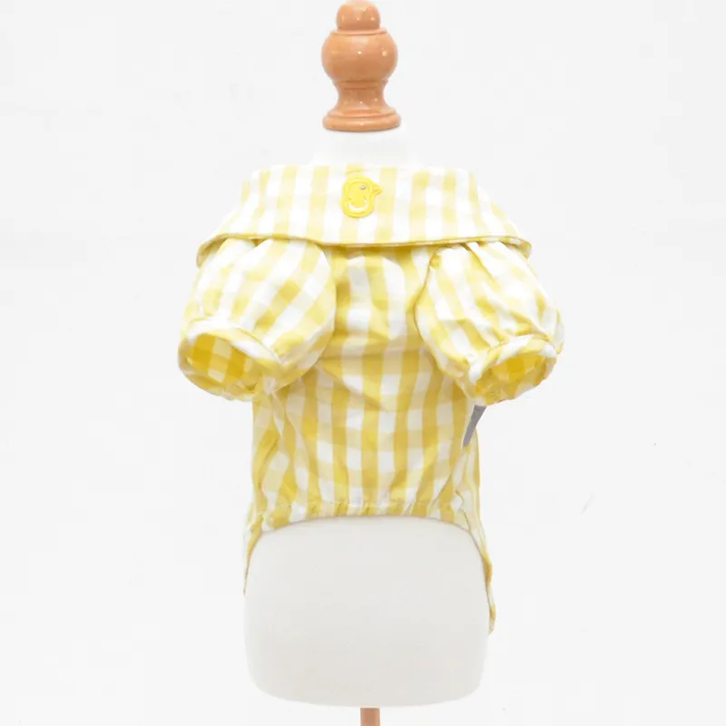 Puppy Clothes Pet Shirt - Yellow
