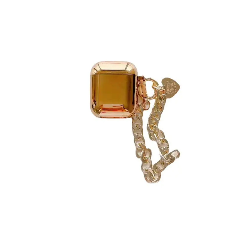 Gold Plating Heart Chain Wireless Headphone Cover