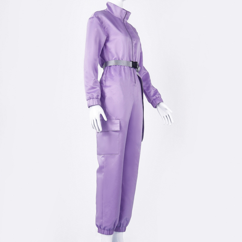 Title 15, Jumpsuit met ritssluiting, halve opstaande kraa...