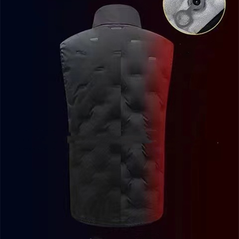 New Inflatable Vest Cold Proof Down Portable Jacket