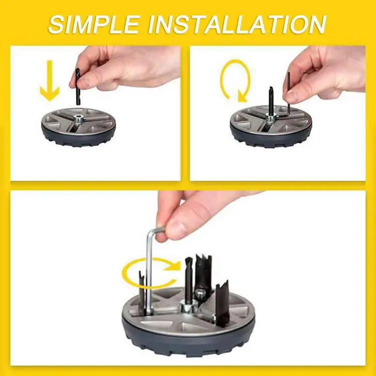 Adjustable Punching Saw Adjustable Cutting Diameter 45-130MM Easy And Fast Hole Opener Smooth Cutting Woodworking Tools – image 3