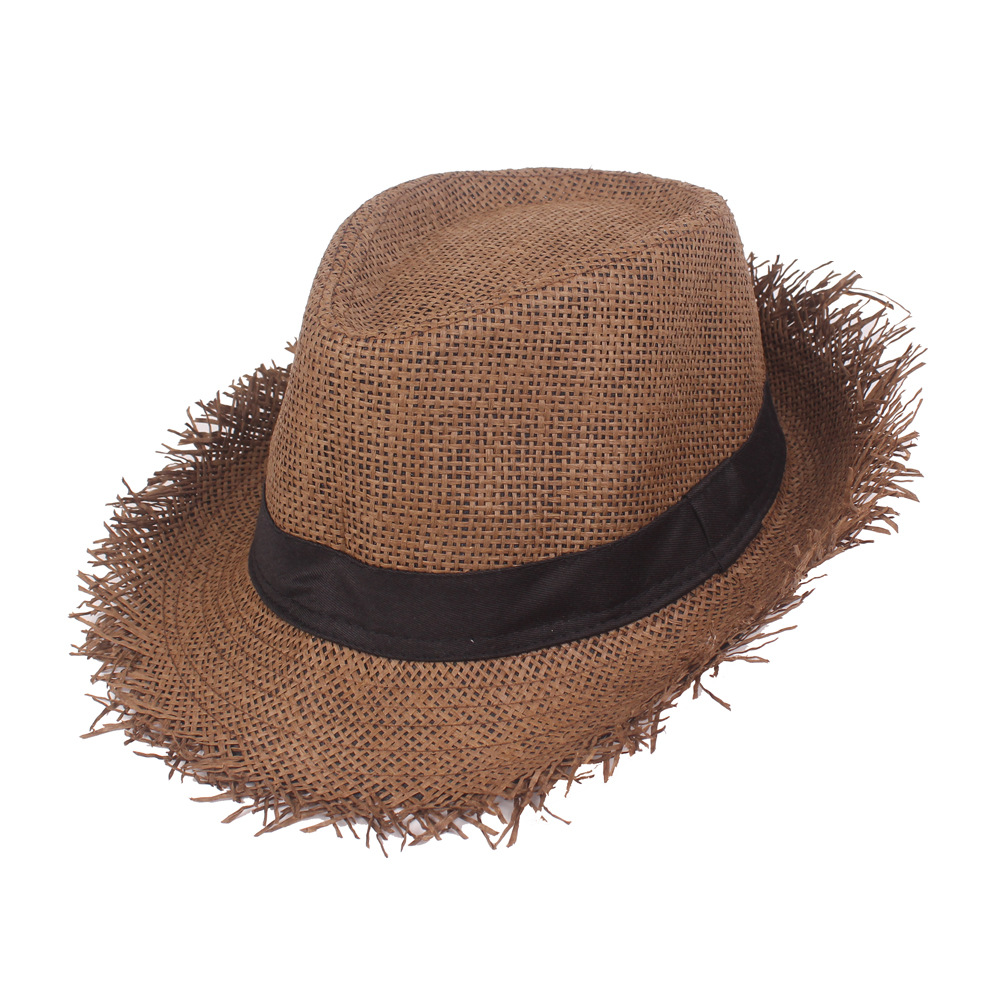 Top Men's Old Top Hats Straw Hats Summer Sun — foto 4