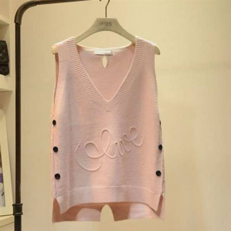 Title 4, Gilet en tricot ample de grande taille pour fem...