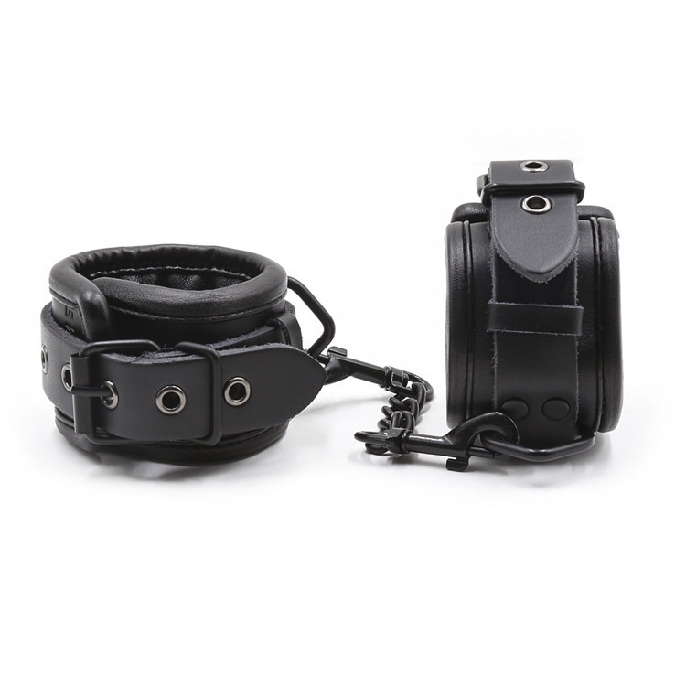 Couple Torture Tools Toy Supplies Bondage Set Genuine Leather Leathershackles - Shop at LoveMi