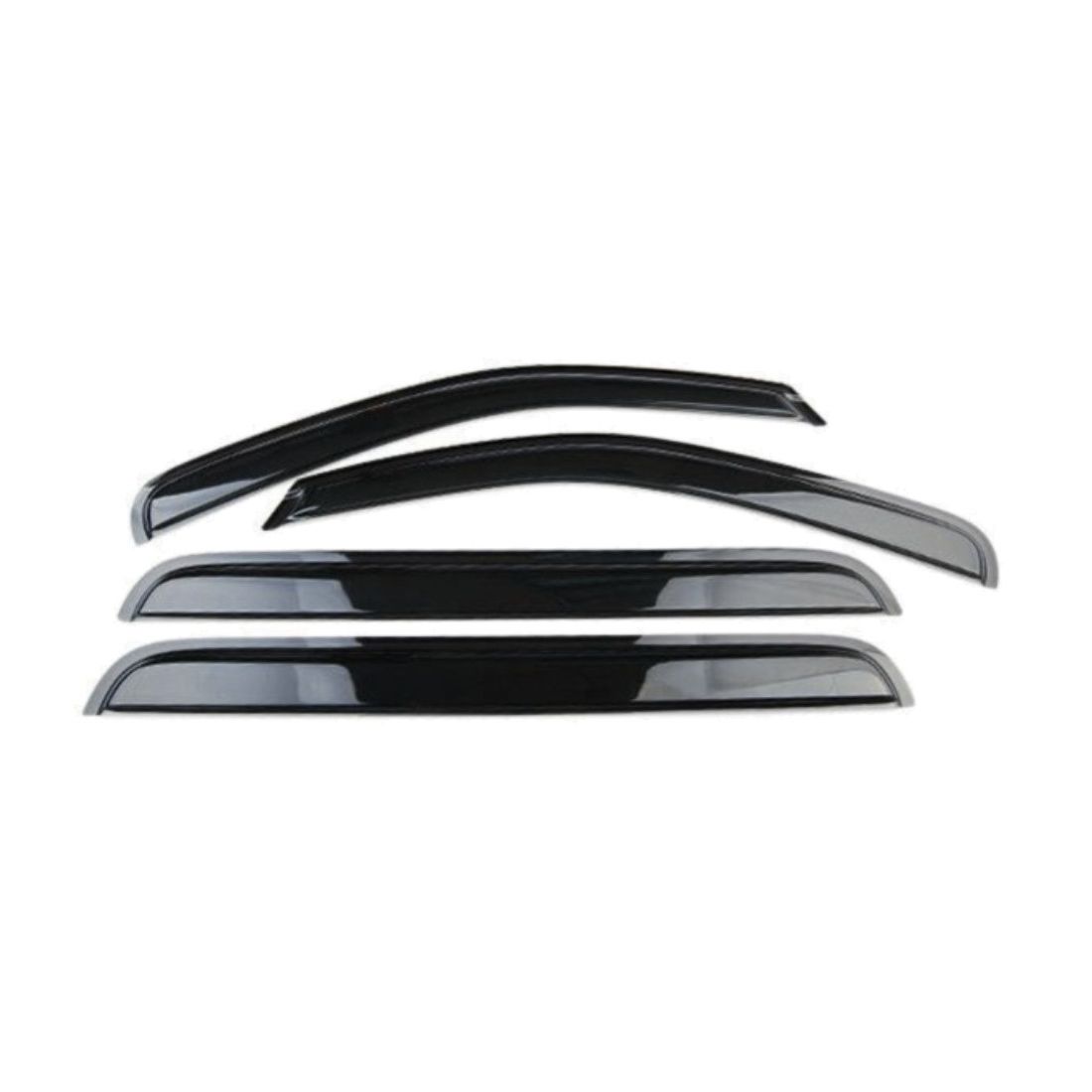 For 05-12 Pathfinder Acrylic Window Visors Vent Sun Rain Guard Shade — foto 7