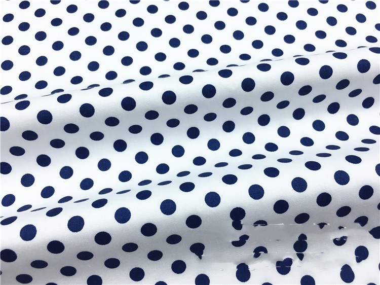 Navy blue spots on white backg