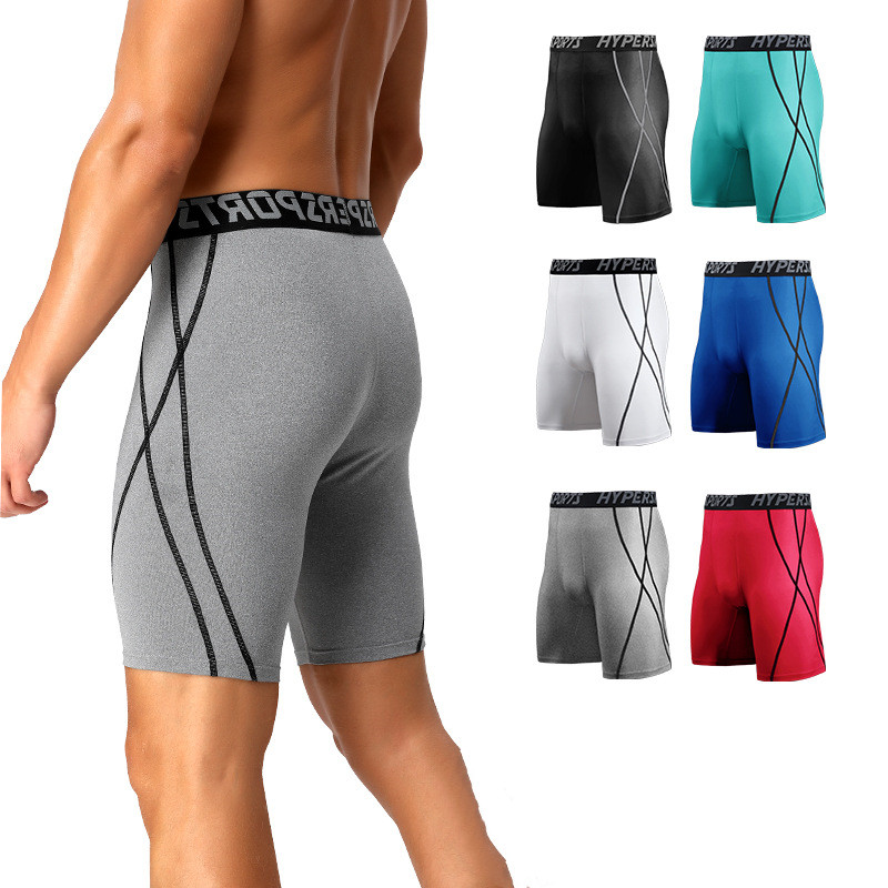 Tight-fitting High Elastic Pocket Cycling Shorts Quick-drying Plus Size