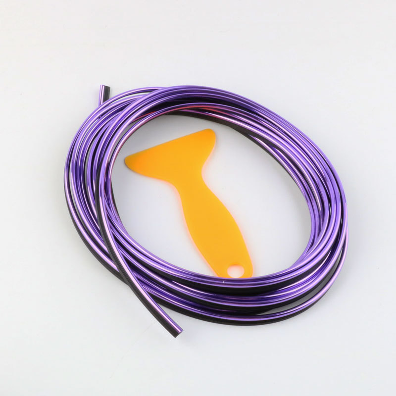 Electroplating purple