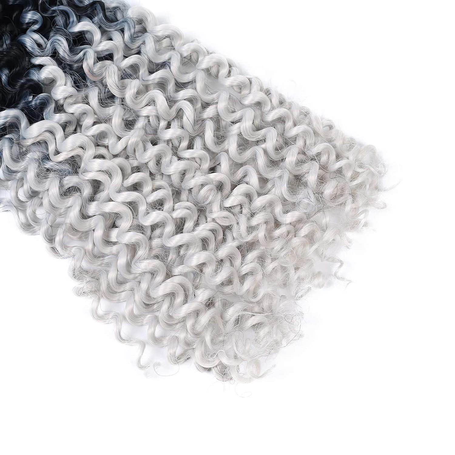 Chemical Fiber Crochet Hair 14 inch Water Ripple Gradient Dyeing4 - Shop at LoveMi