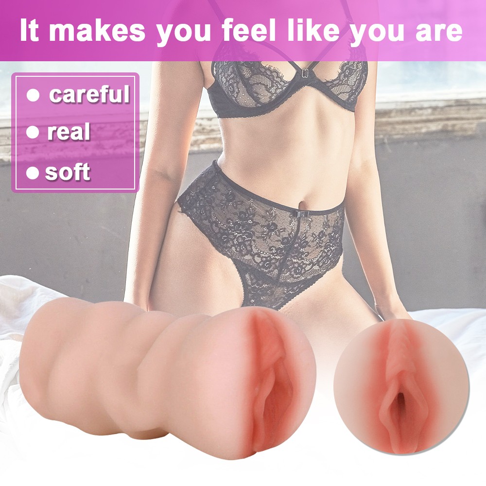 Male Mastur Bator Pocket Pussy Realistic Tight Vagina Stroker Cup For Men Toy - Image 1