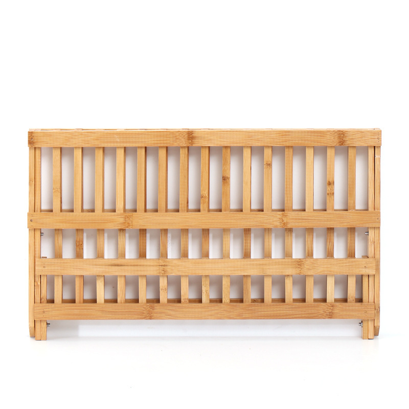 Title 4, Dish Rack Drain Rack Kitchen Double Bamboo Vent...