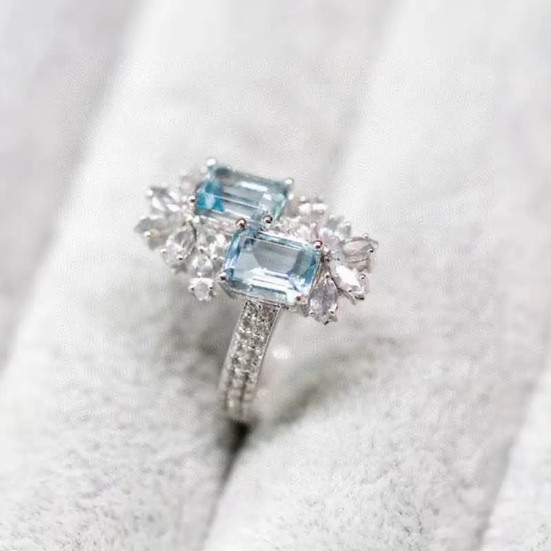 Snowflake Ring Opening Adjustable Index Finger Ring