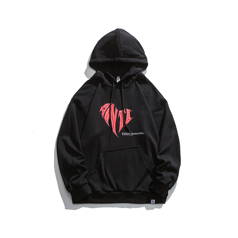 Print Men's Trendy Hooded Sweatshirt