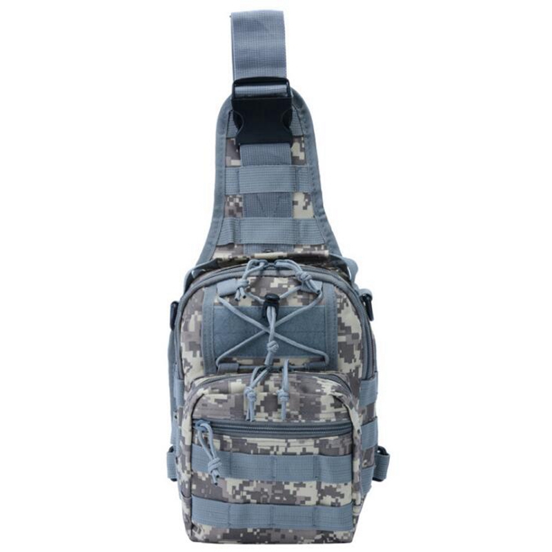 Outdoor Mountaineering Multifunctional Camouflage Fan Portable Shoulder Bag