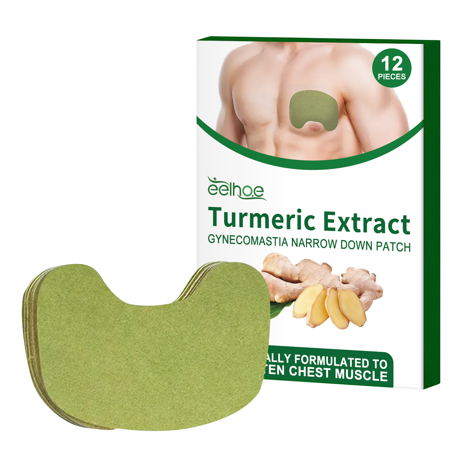 EELHOE Men's Chest Care Firming Chest Skin Anti-Sagging Men's Chest Care Patch image 6